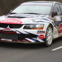 Rebenland Rallye Beppo Harrach Di-Tech Mitsubishi Lancer Evo