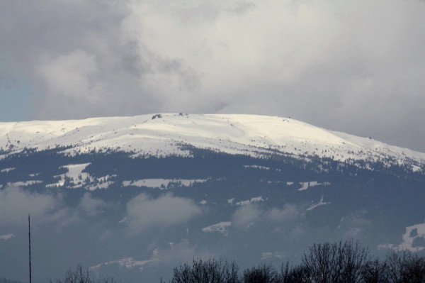 Lavanttal Rallye 2013 Landschaft Berge Schnee Wolken