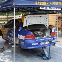 Schneebergland Rallye 2013 Dr. Marius Klein Gassner Motorsport Mitsubishi Lancer Evo 7