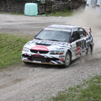 Schneebergland Rallye 2013 Beppo Harrach Mitsubishi Lancer EVO IX DiTech