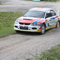 Schneebergland Rallye 2013 Mitsubishi Lancer Evo IX Gerwald Grössing