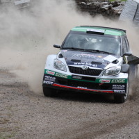 Schneebergland Rallye 2013 Raimund Baumschlager Skoda Fabia Schotter