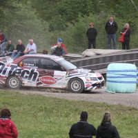 Schneebergland Rallye 2013 Beppo Harrach Mitsubishi Lancer EVO IX 