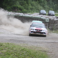 Schneebergland Rallye 2013 Beppo Harrach Mitsubishi Lancer EVO IX Drift