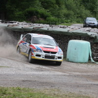 Schneebergland Rallye 2013 Mitsubishi Lancer Evo 9 Gerwald Grössing Drift