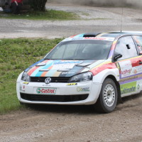 Schneebergland Rallye 2013 VW Polo Kris Rosenberger Tina Maria Monego cutten