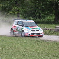 Schneebergland Rallye 2013 MIchael Böhm Suzuki Swift technischer Defekt