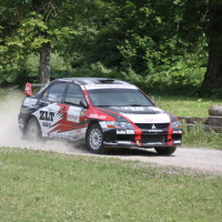 Schneebergland Rallye 2013 Mitsubishi Lancer Evo Staub