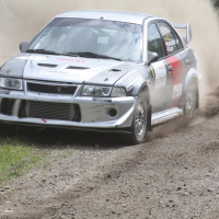 Schneebergland Rallye 2013 Mitsubishi Lancer Evo SP 9 Rundkurs Bieglhof