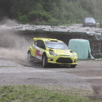 Schneebergland Rallye 2013 Ford Fiesta S2000 Olle Szasz Drift