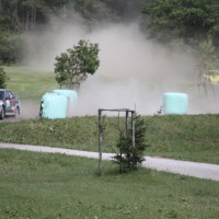 Schneebergland Rallye 2013 Sonderprüfung 9 Rundkurs Bieglhof Schikane