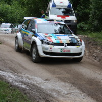 Schneebergland Rallye 2013 VW Polo Kris Rosenberger SP 11 Start