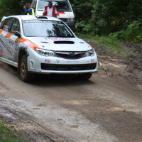 Schneebergland Rallye 2013 Subaru Impreza Start SP 11 Schwarzau