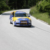 Schneebergland Rallye 2013 Dr. Marius Klein Zahnarzt Mitsubishi Lancer Evo 7