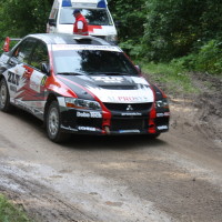 Schneebergland Rallye 2013 Mitsubishi Lancer Evo Start SP 11 Schwarzau