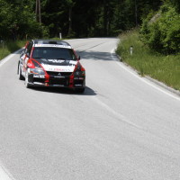 Schneebergland Rallye 2013 Attila Rongits Mitsubishi Lancer EVO 9