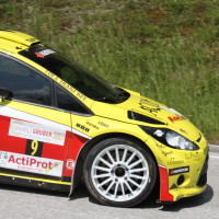 Schneebergland Rallye 2013 Ford Fiesta S2000 Sandor Olle Tina Szasz