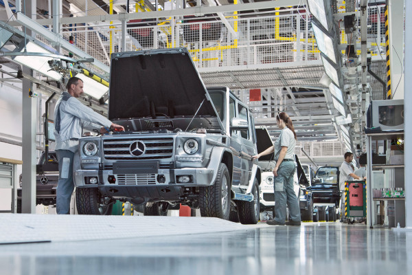 Mercedes-Benz G-Klasse Produktion Magna Steyr Graz