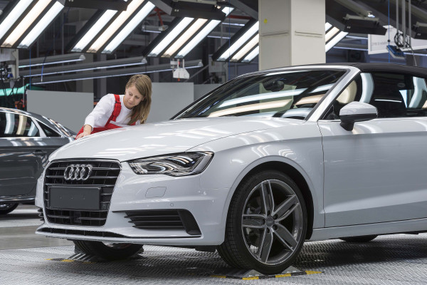 AUDI HUNGARIA MOTOR Kft Győr (Ungarn) Produktion Audi A3 Cabriolet 