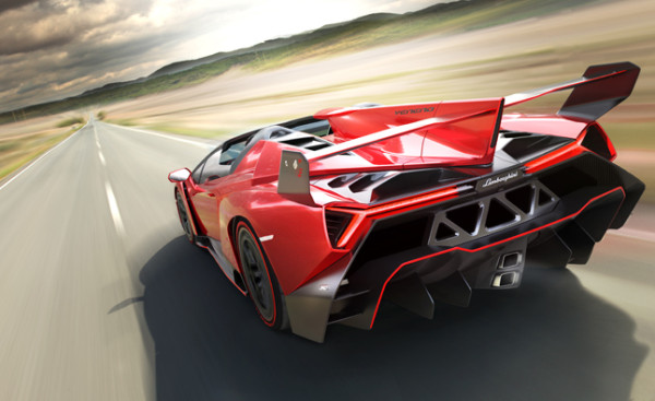 Lamborghini Veneno Roadster Heck