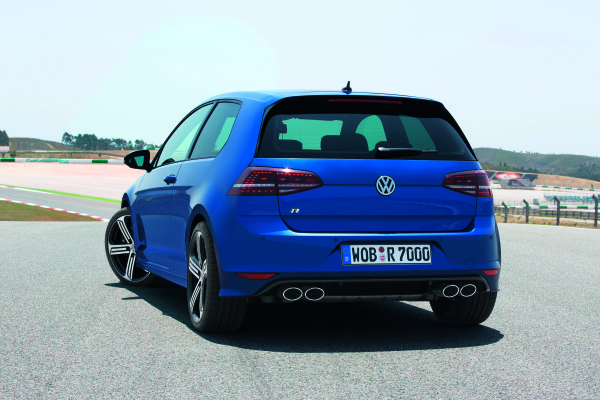 Der neue Volkswagen Golf R Heck