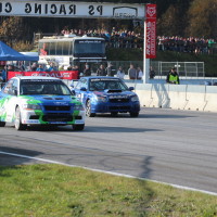 ROAC 2013 Mitsubishi Lancer EVO vs Subaru Impreza