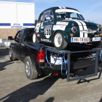 Race of Austrian Champions Steyr Puch 650 Dodge RAM Pick Up Transporter