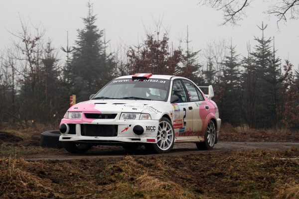 Schneerosen Rallye Roman Mühlberger Mitsubishi Lancer Evo