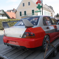 Rebenland Rallye 2014 Mitsubishi Lancer EVO IX R4 Andreas Mörtl