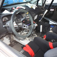 Rebenland Rallye 2014 Honda Civic FD2 Csaba Juhasz Service Cockpit Innenraum