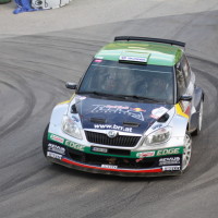 Rebenland Rallye 2014 Skoda Fabia S2000 Raimund Baumschlager Thomas Zeltner SP 12