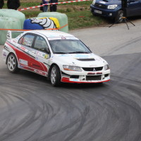 Rebenland Rallye 2014 Mitsubishi Lancer EVO IX Josef Denes SP 12