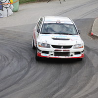 Rebenland Rallye 2014 Mitsubishi Lancer EVO IX Josef Denes SP 12