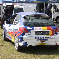 Lavanttal Rallye 2014 Peugeot 206 RC Alfred Leitner Jasmin Noll Service