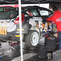 Lavanttal Rallye 2014 Ford Fiesta S2000 Hermann Neubauer Bernhard Ettel Service