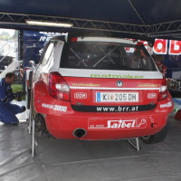 Lavanttal Rallye 2014 Skoda Fabia S2000 Mario Saibel Service