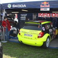 Lavanttal Rallye 2014 Skoda Fabia S2000 Chris Brugger Klaus Wicha Service