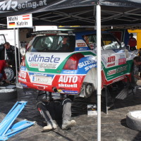 Lavanttal Rallye 2014 Suzuki Swift S1600 Michael Böhm Katrin Becker Service