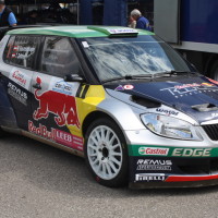 Lavanttal Rallye 2014 Skoda Fabia S2000 Raimund Baumschlager Thomas Zeltner Service