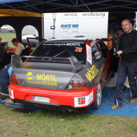 Lavanttal Rallye 2014 Mitsubishi Lancer EVO IX R4 Andreas Mörtl Service