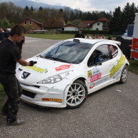 Lavanttal Rallye 2014 Peugeot 207 S2000 Hannes Danzinger Barbara Watzl Service