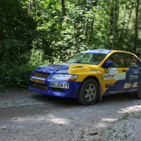 Schneebergland Rallye 2014 Mitsubishi Lancer EVO VII Dr. Marius Klein