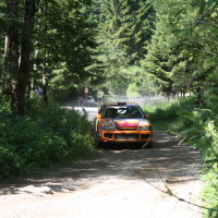 Schneebergland Rallye 2014 Mitsubishi Lancer EVO III Gerhard Hajszan