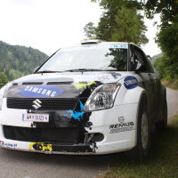 Schneebergland Rallye 2014 Suzuki Swift S1600 Andreas Aigner Service