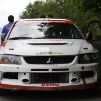 Schneebergland Rallye 2014 Mitsubishi Lancer EVO IX Anton Schatzeder Service