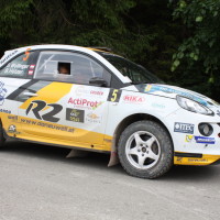 Schneebergland Rallye 2014 Opel Adam Daniel Wollinger Service