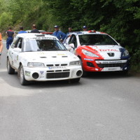 Schneebergland Rallye 2014 Peugeot 207 S2000 Walter Mayer Service Mazda 323 GTR