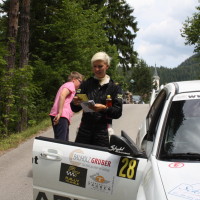 Schneebergland Rallye 2014 Subaru Impreza STI Michael Mascherbauer Claudia Dorfbauer Service