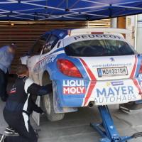 Schneebergland Rallye 2014 Peugeot 207 S2000 Walter Mayer Service