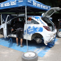 Schneebergland Rallye 2014 Opel Corsa Wolfram Doberer Service